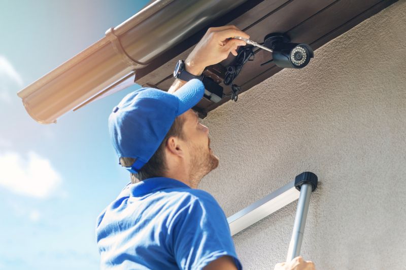 Outdoor Security Camera Installation detail