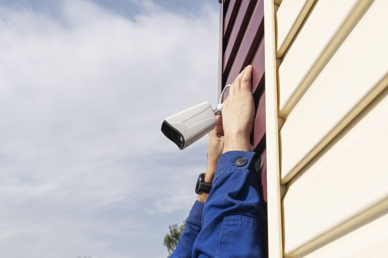 Outdoor Security Camera Installation